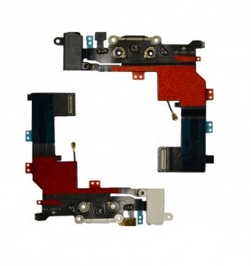iPhone 5S Charger Connector with Earphone Jack & Microphone Flex Cable