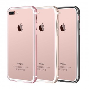 G-Case Shell Protection Aluminium Frame Case for iPhone 7 plus